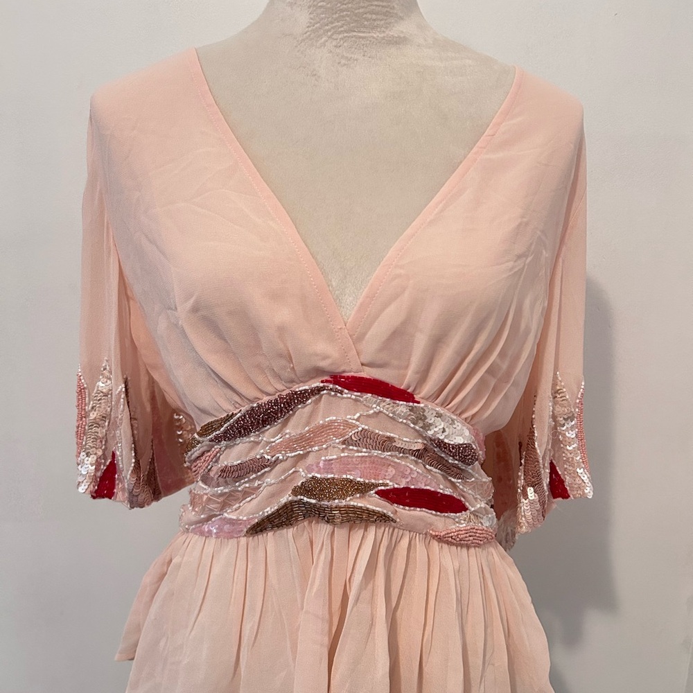 Venus Pink Beaded Blouse - Picture 2 of 5